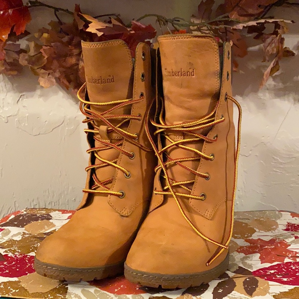 Timberland Heeled Boots, Women’s 6.5